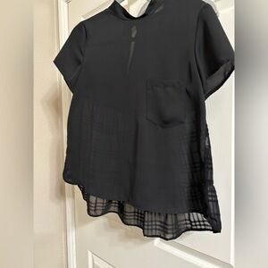 Zara short sleeve blouse